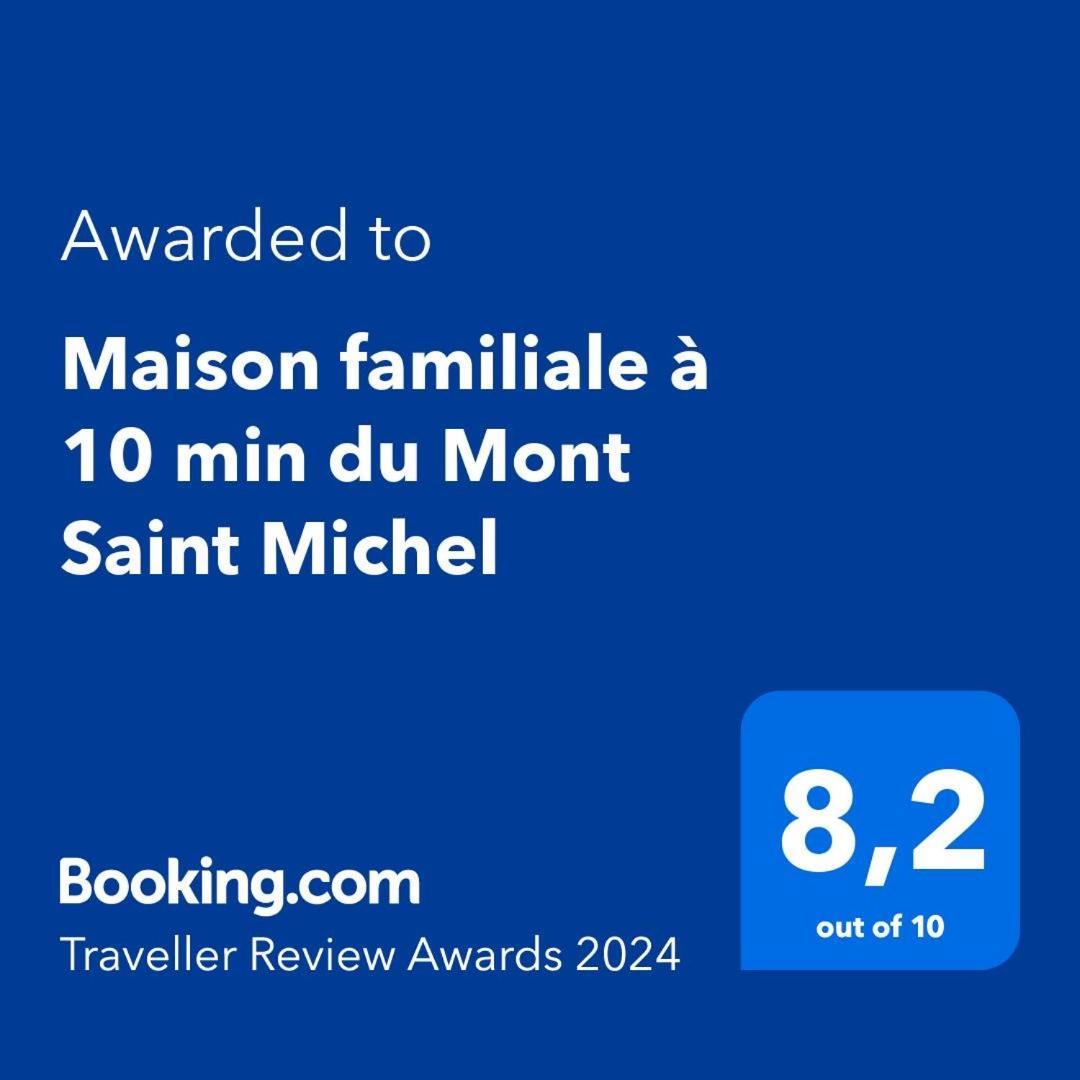 Maison Familiale A 10 Min Du Mont Saint Michel Pontorson Eksteriør billede